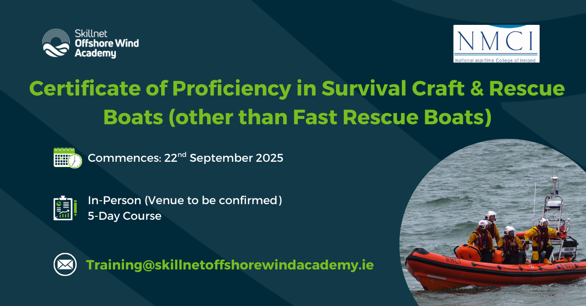 Certificate of Proficiency in Survival Craft & Rescue Boats (other than Fast Rescue Boats)