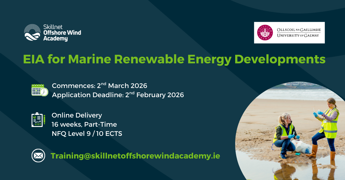 Environmental Impact Assessment (EIA) for Marine Renewable Energy Developments